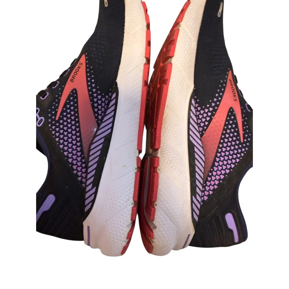 Brooks Women's Navy Purple Coral Running Shoes
